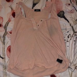 pink tank top!